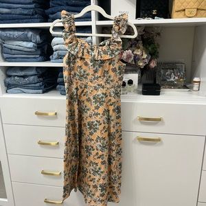 Ann Taylor Floral MIDI Dress NWT 00P